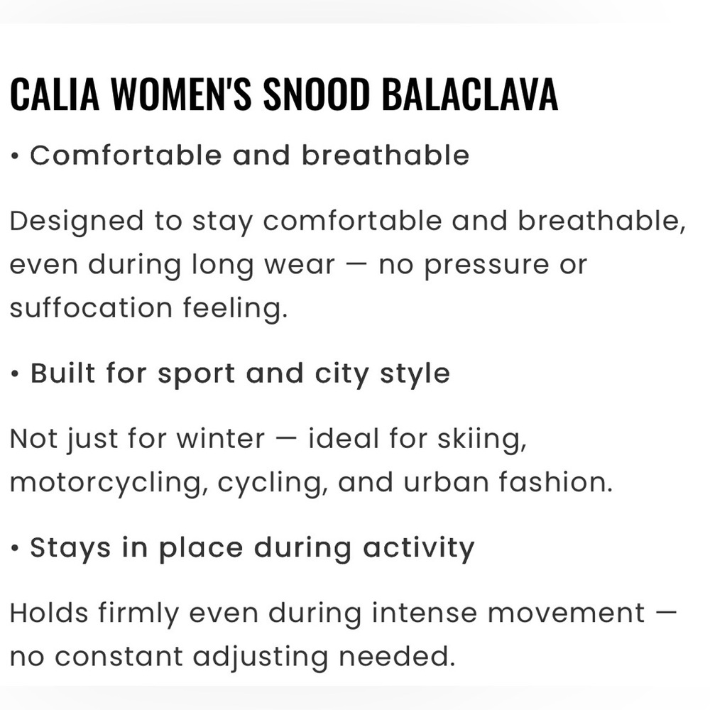 CALIA by Carrie Underwood Tan Balaclava - Picture 8 of 8
